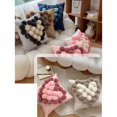 thumbnail image 3 of tamizeot Coussin Rose Coussin Pompon Doux et Robuste, Coussins 3D, et Chaise Blanc 45cmx45cm, 3 of 6