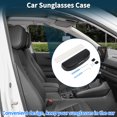 thumbnail image 2 of Estuche para gafas de sol de automóvil Unique Bargains para Ford Puma MK2 20-25, soporte para gafas de sol, caja de almacenamiento, plástico ABS negro, 1 juego, 2 of 7