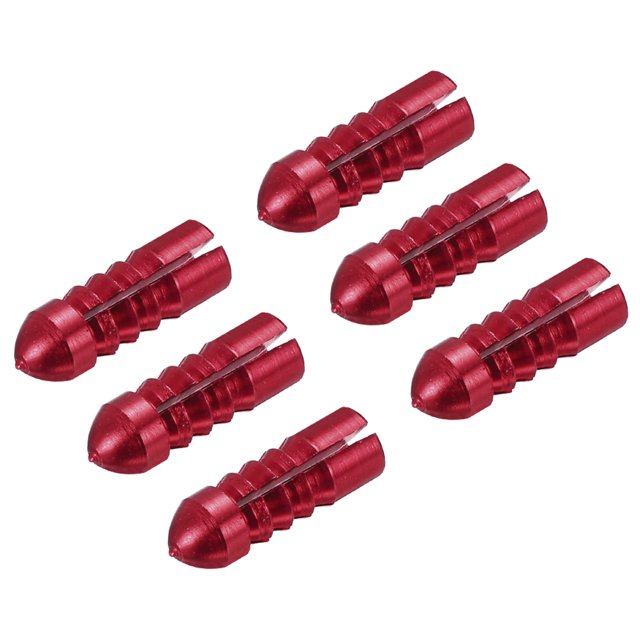 Protectores de Vuelo Uxcell, Protectores de Alas de Aleación de Aluminio, Paquete de 6 Rojos