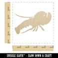 thumbnail image 2 of Lobster Solid Wood Shape Unfinished Piece Cutout Craft DIY Projects - 4.70 Inch Size - 1/4 Inch Thick, 2 of 7
