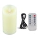 thumbnail image 2 of Vela Danzante Parpadeante, Velas LED Recargables De Luz Suave, Alto Brillo, Sin Llama Con Control Remoto Para Bodas, 2 of 7