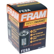 FRAM Synthetic Endurance Premium Oil Filter, FE8A, 25K Miles, Replacement Filter for Selected Vehicles