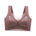 thumbnail image 4 of Sujetador para mujer, ligero, de uso diario, con tirantes anchos y cómodo, con aros. Camel Color L 75BCD, 4 of 9