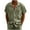 Mens Shirts Army Green, variant on Mens Cotton Linen T-Shirts, Short Sleeve Shirts for Men Summer Fashion Striped Printed Lapel Button Down T Shirts S-3XL
