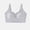 Gray, variant on Fatuov Wireless Bra for Women Adjustable Straps Breathable Bra Solid Color Push Up Full Coverage Sleep Bra 42B