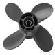 thumbnail image 1 of Propeller 4 Blade 9 1/4X10 for Honda and Yamaha Outboard BF8D/BF9.9D BF9.9/BF15A BF15D/BF20 8 Spline, 1 of 5