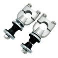 thumbnail image 4 of 2 piezas de elevadores de manillar para motocicleta, abrazadera de montaje de 7/8 pulgadas (22 mm) para motocicletas de motocross, color plata., 4 of 5