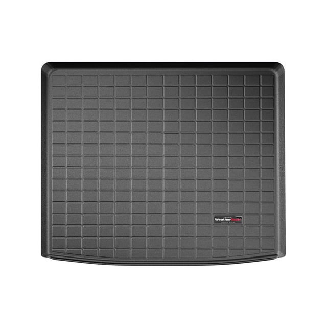 Fits 2019-2023 Jeep Cherokee Weathertech Cargo Area Liner 401373 Direct Fit; Raised Edges; Black; Thermoplastic Elastomer TPE Injection Molded Material; Non-Skid