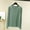 Green, variant on BUIGTTKLOP Pajamas Tops for Women Long Sleeve Shirts Round Neck Sleepwear Soft Loungewear Casual Loose Homewear
