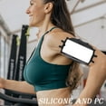 thumbnail image 4 of unbranded Teléfono Deportivo Negro Con Correa Flexible Y Soporte Para Llave, 4 of 8