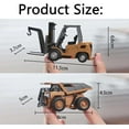 thumbnail image 7 of 1:64 Premium Alloy Mini RC Construction Set, Mini Rc Forklift, Excavator and Dump Truck, 7 of 7