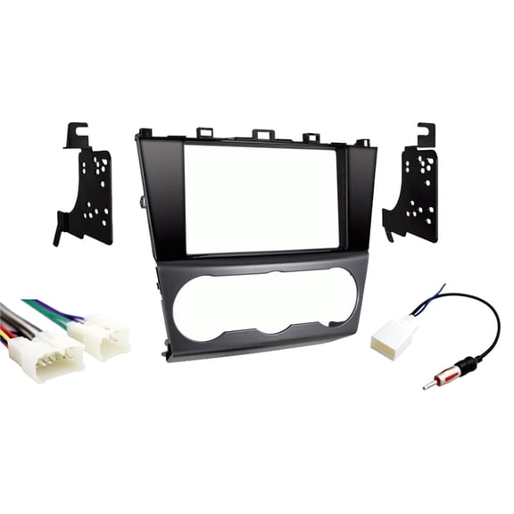 Fits Subaru Crosstrek 2016-2017 Metra Double DIN Dash Kit with Harmony Radio Harness
