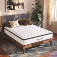 thumbnail image 2 of Queen Mattresses, 10 Inch Hybrid Queen Size Mattress in a Box, Pillow Top Queen Bed Mattress, Gel Memory Foam Pocket My Lux Decor Round, 2 of 6