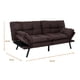 thumbnail image 4 of Sofá Cama Mainstays Memory Foam Chocolate, 4 of 4