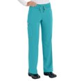 thumbnail image 2 of Activate by Med Couture Women's Transformer Knit Waistband Drawstring Scrub Pant, 2 of 13