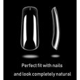 thumbnail image 5 of 500 Pieces Clear Acrylic Fake Nails, Artificial Pointed Nail Tips Professional Clear Nail Tips, 5 of 5