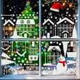 thumbnail image 4 of Christmas Village Window Stickers - Winter House Forest Decor 8PC, 4 of 6