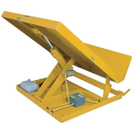 Vestil Manufacturing UNI-4848-2-YEL-460-3 48 x 48 in. Scissor Lift Table, Yellow - 460V & 3 Phase - 2000 lbs