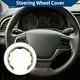 thumbnail image 2 of Funda para volante de cuero artificial PU ABS Protector de volante de automóvil 14.96" Beige 1 Pc, 2 of 6
