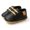 Black, variant on Newborn Baby Boy High Grade PU Lace-up Non-slip Soft Sole Toddler Frist Waliking Shoes