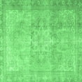 thumbnail image 1 of Ahgly Company Indoor Square Persian Emerald Green Traditional Area Rugs, 6' Square, 1 of 4