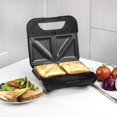 Kalorik Electric Breakfast, Waffle, & Sandwich Maker SM 47451 SS