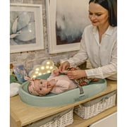 Bumbo Diaper Changing Pad, Contoured Baby Changing Mat, 2 Pack, Hemlock