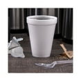 thumbnail image 4 of Foam Drink Cups, 12 Oz, White, 25/pack | Bundle of 10 Packs, 4 of 6