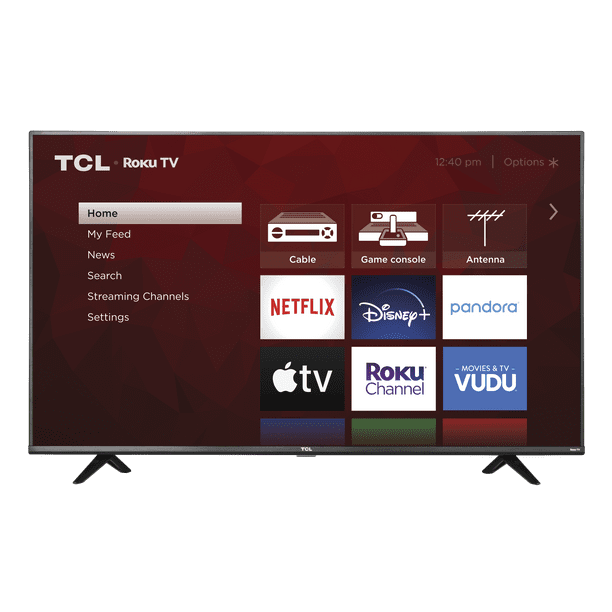 Tcl 55 Class 4 Series 4k Uhd Hdr Led Roku Smart Tv 55s20 Walmart Com Walmart Com
