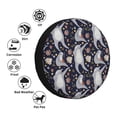 thumbnail image 4 of Fotbe Sloths Dancing Funda de Llanta de Repuesto con Estampado, Engrosada, Ajuste Universal para Jeep, Remolque, RV, SUV, Camión-17 inch, 4 of 6