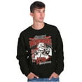 thumbnail image 3 of Cool Urban Popeye Strictly Business Men's Crewneck Sweatshirt Brisco Brands S, 3 of 6