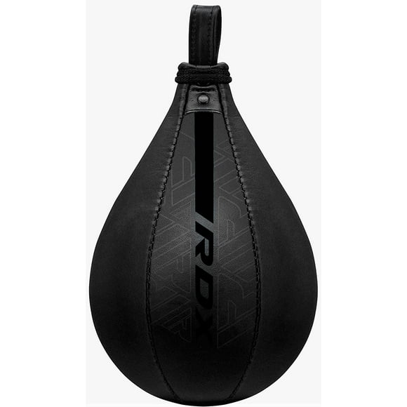 RDX Speed Ball Bag Boxing Maya Hide Leather MMA Muay Thai Punching, Dodge Striking Kit Hanging Workout Kicking Martial Arts Training Home Gym Boxing Exercise Workout