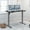 Black, variant on FLEXISPOT 48"x30" Home Office Height Adjustable Standing Desk with Hooks, Ergonomic Electric 2-Stage Stand Up Computer Desk, Gray and White