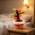 thumbnail image 5 of Cute Potted Plant Plush Figurine, Fake Desk Decor Ornament for Home Office Bedroom Shelf Table Top, 5 of 6