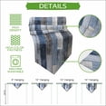 thumbnail image 5 of Blue Brown Farmhouse Table Runner Linen Burlap Table Runner 90 Inches Long Vintage Wooden Country Dresser Scarves for Kitchen Island Coffee Dining Room Party Wedding Banquet Holiday Decor 13"x90", 5 of 8