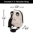 thumbnail image 4 of Brixley Crossbody Bag Sling Purse for Women Men Girls Travel, Multi Position Fanny Back Pack, 4 of 7