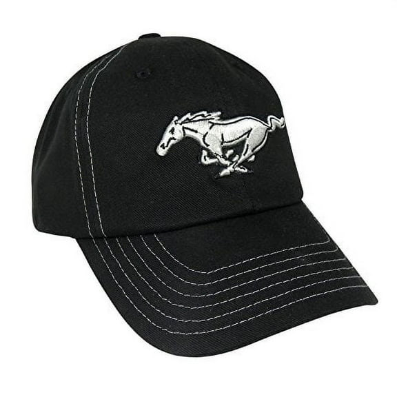 Ford Mustang Logo Black Baseball Hat