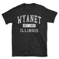 thumbnail image 1 of Wyanet Illinois Classic Established Men's Cotton T-Shirt, 1 of 1