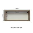 thumbnail image 3 of Alacena Gabinete Superior Cocina Madesa Lux 80cm 1 Puerta MG, 3 of 5