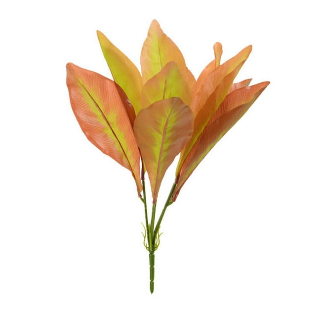 Artificial Plant Leaf Ornament Home Office Fake Plant Decoration Wedding Party Leaves Decor