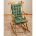 thumbnail image 2 of Polyester Tufted Rocker Cushion Set, Solid Color - Green, 2 of 4