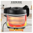 thumbnail image 3 of Rice Cooker 60-Cup, 13.74 Qt Large Rice Cooker with Nonstick Pot, Restaurant Rice Cooker, Fast Cooking & 12-Hour Keep Warm, Includes Cup & Paddle, 3 of 5