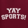 thumbnail image 5 of Wild Bobby YAY SPORTS! Sports Men Long Sleeve Shirt, Maroon, Small, 5 of 5