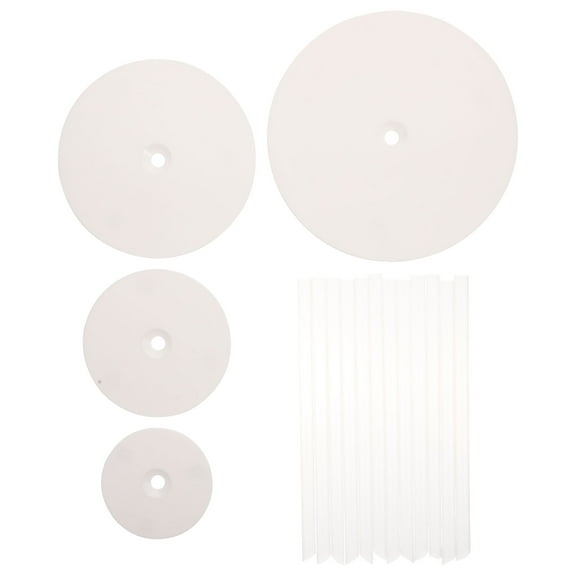 HAMPPLIES Cake Dessert Tools Cake Layer Support Plastic Stacking Tools Bakers Party 4 Sets