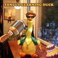 thumbnail image 2 of Juguete Divertido, Juguete De Peluche De Pato Eléctrico Con 120 Canciones Que Bailan Con Canto / Agitación / Grabación / Resplandeciente / Repitiendo Sus Palabras Juguete Interactivo De Pato Para Rega Muyoka Hogar, 2 of 6