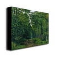 thumbnail image 2 of Trademark Fine Art "The Avenue Of Chestnut Trees" Canvas Wall Art by Alfred Sisley, 2 of 3