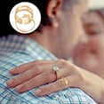 thumbnail image 4 of 2 Fashionable Couples Rings Romantic Jewelry Gifts, 4 of 6