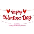 thumbnail image 4 of Happy Valentine's Day Party Decorations with Red and White Latex Balloons Set and Red Paper Banner for Your Romantic Valentine's Night, 4 of 5