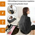 thumbnail image 4 of Advancent Invierno viaje senderismo calefacción chal fiesta banquete niñas calentamiento pañuelo señoras calentador capa Poncho regalo Suministros térmicos Rosado, 4 of 6