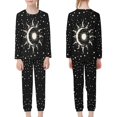 thumbnail image 4 of DISNIMO Sun Stars Moon Pajama Set Soft Long for Kids Ages 5-6 Boys pjs cute girls pajamas set for kids sleepover matching pjs set Long Sleeve and Pants Set Sleepwear for Kids, 4 of 7